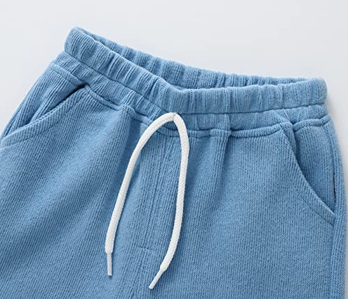 Toddler Boys Girls Baggy Sweatpants Unisex Comfy Drawsting Elastic Waist Wide Leg Trousers Athletic Solid Pants Pockets3