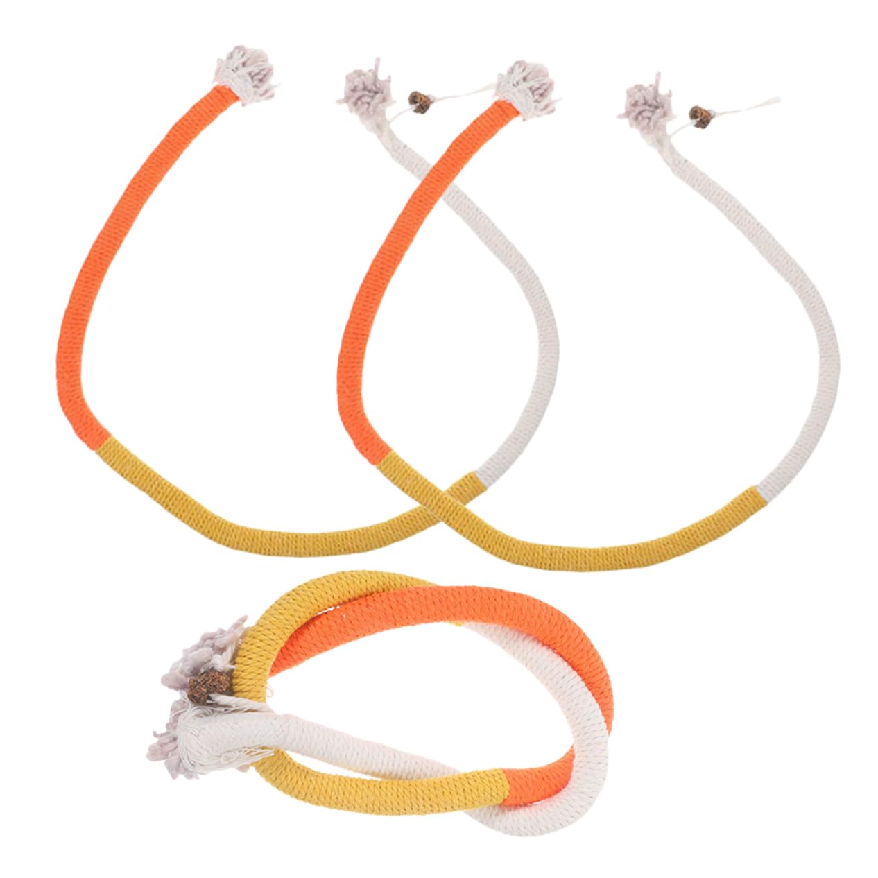 INOOMP 15pièces Jouets à Mordre pour Chats Jouets Interactifs Corde à Chat pour Éveiller Instinct De Jeu Nettoyage Intérieur