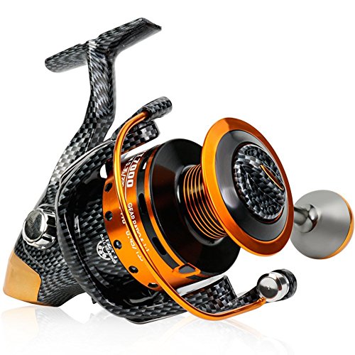 image for Burning Shark Fishing Reels- 12+1 BB, Light and Smooth Spinning Reels,