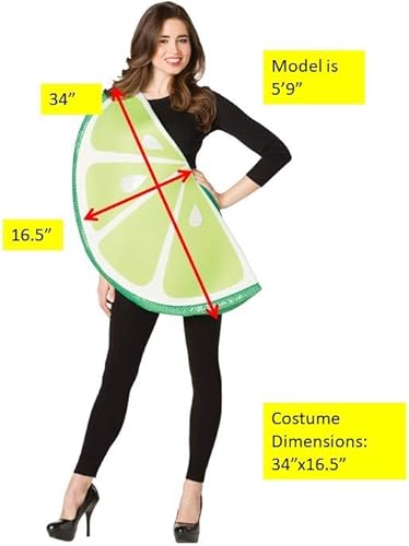 Miniatura 4 de Rasta Imposta Disfraz de Fruit Slice para adulto, talla única, Amarillo, talla única