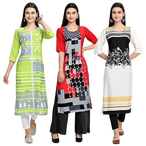 Image of Women's Crepe Straight Kurta