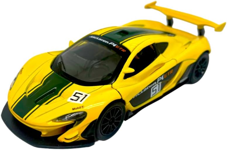 McLaren P1™ GTR Die-Cast Replica Ultimate Collector's Item Super Cars,Size - 1:31, Yellow, 68444