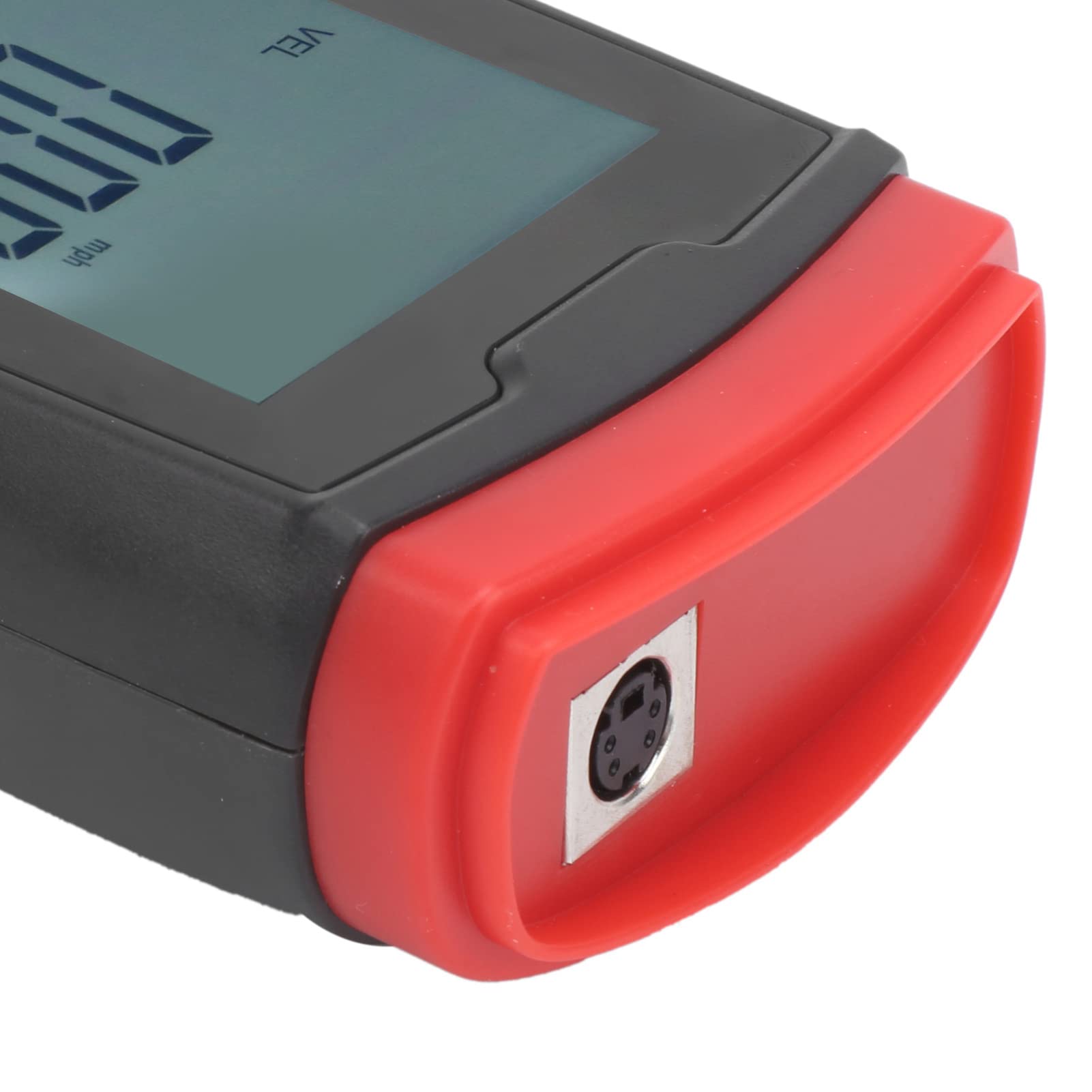 Anemómetro GT8913 Medidor de humedad y temperatura de velocidad del viento digital industrial Probador Medidor de velocidad del viento de mano con mango retráctil para medir