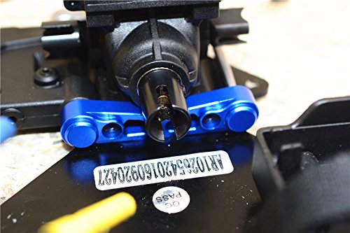 GPM ARRMA-1/8 KRATON Talion Typhon Outcast 1/10 SENTON Aluminum Rear Lower Suspension Mount -6PC Set (Blue)