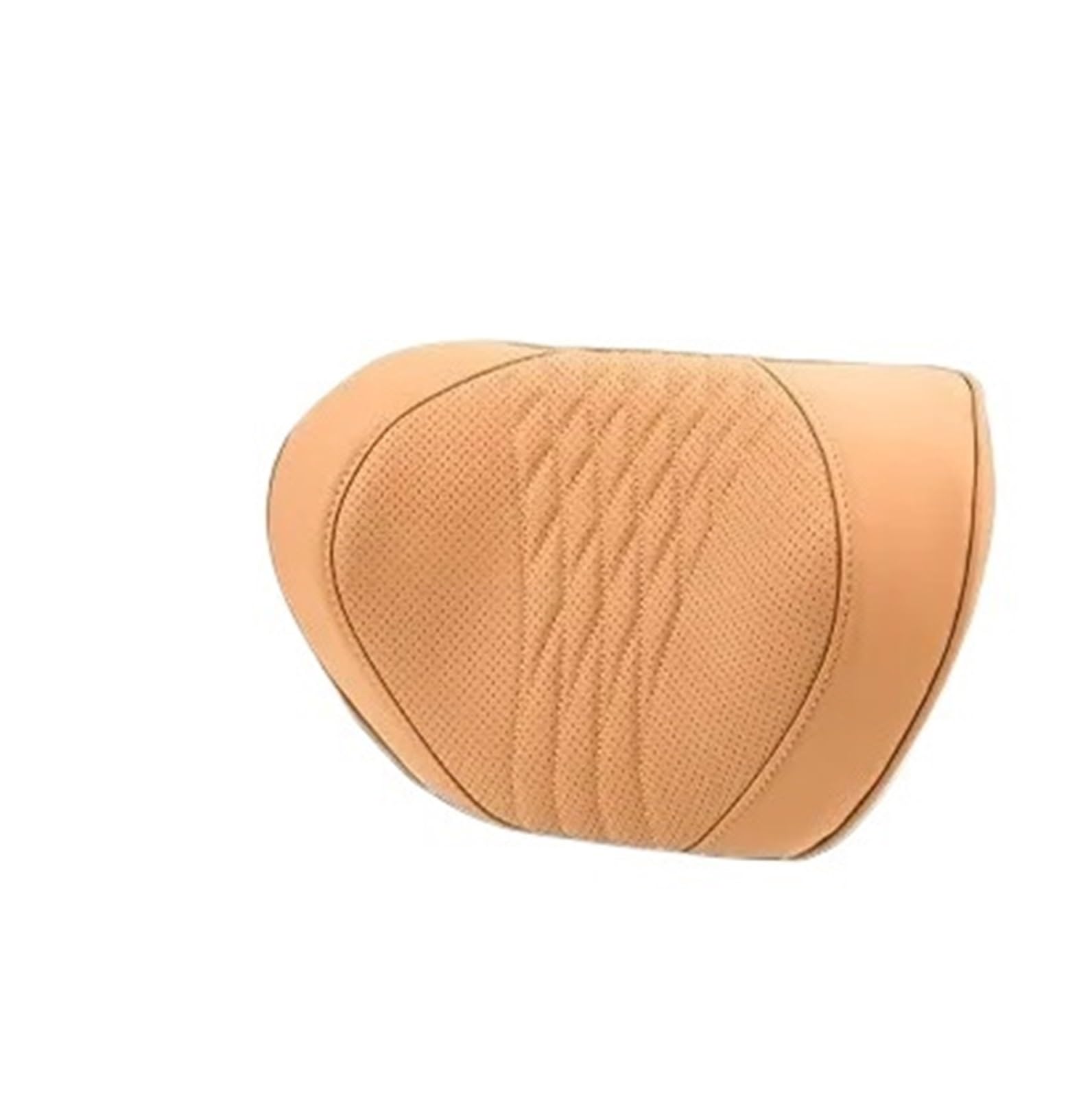 ATUMY Car Seat Pillow Soft Memory Foam Car Neck Pillow Set Headrest Lumbar Seat Accessories Support Car Headrest(Chestnut - neck)
