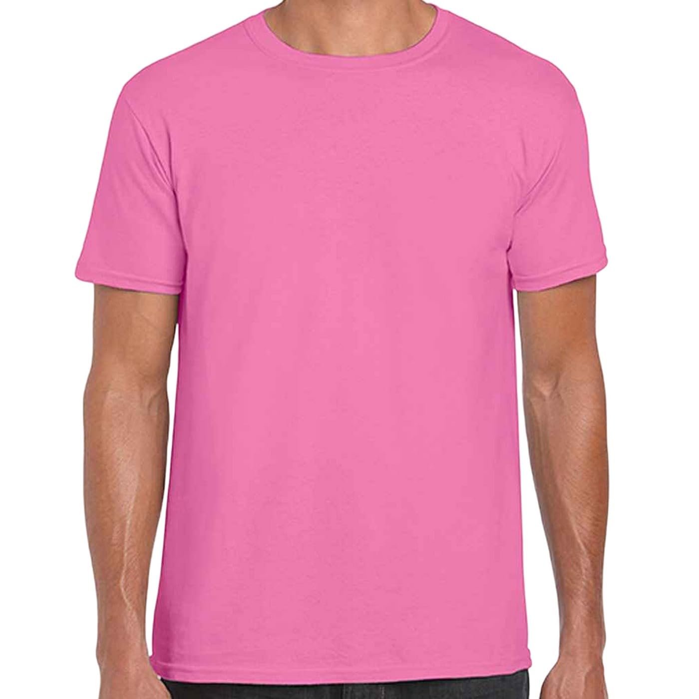 Gildan Men's Azalea Short Sleeve Soft-Style T-Shirt (3Xl) (Azalea)