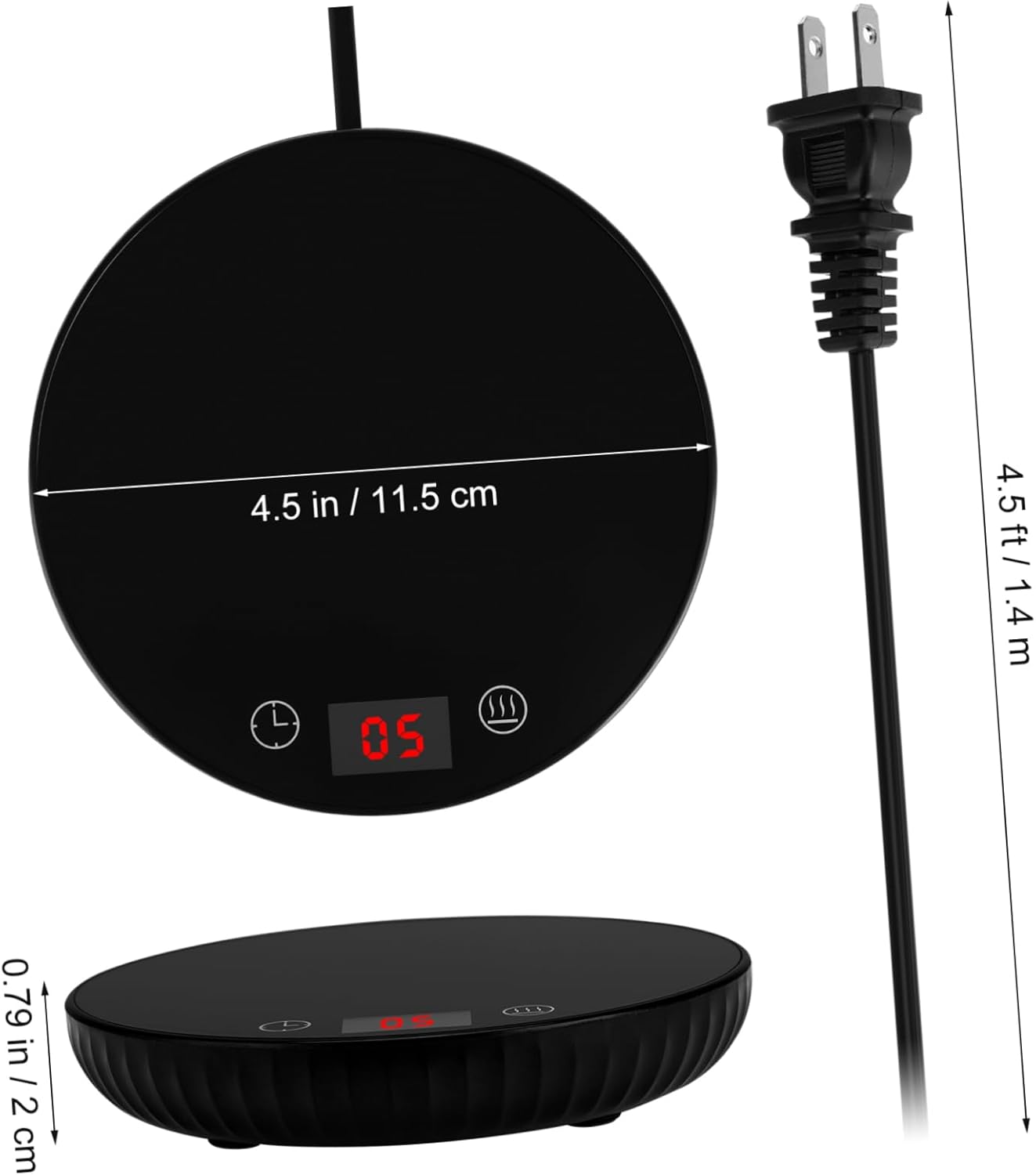 Electric Mug Warmer Reusable Cup Warmer for Desktop Thermal Coffee Mug Camping Coffee