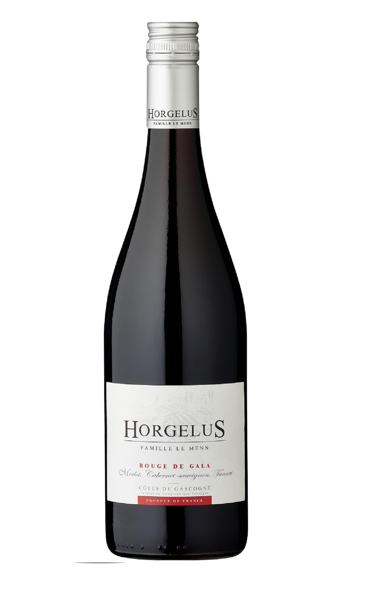 Domaine Horgelus Horgelus Rouge Côtes de Gascogne I.G.P. Merlot-Tannat 2023 (1 x 0.75 l)