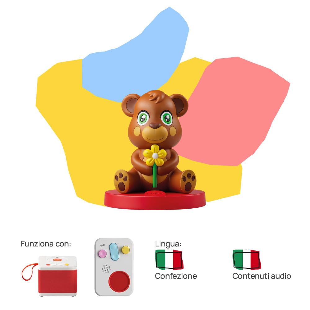 FABA Personaggio Sonoro Canta e Bella con Nino! - Canzoncine - Giocattolo, Contenuti Educativi, Versione Italiana, Bambini 0+ Anni