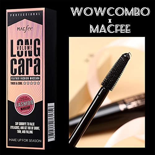 My Amazing Lashes Mascara, 4D Silk Fiber Lash Mascara Black Volume and Length Waterproof, Long Lasting, Smudge Proof, Volumising & Lengthening Mascara Vibely Mascara Long Cara Mascara (1 Pack) - Image 8