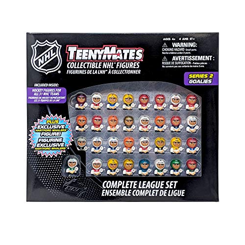 Party Animal TMSNH2 TeenyMates NHL Goalies Collector Set, 1" Collectible Hockey Figures