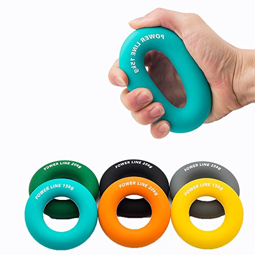 Buy SMARTFLY Six Colors Silicon Ring Hand Grip Trainer for Forearm Hand