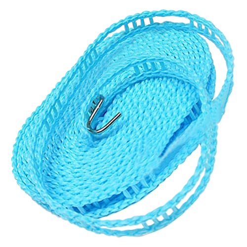 KOMBIUDA Clothesline Laundry Rope Travel Windproof Clothes Drying Rope Camping Wire Ropes Travel Laundry Rope Travel Clothes Drying Wire Rope Drying Rope Portable Windproof Random Color