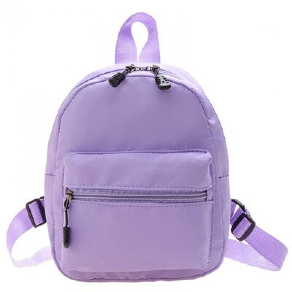 Danlai Women's Purple Backpack Fashion Rucksack Lightweight Daypack Shoulder Bag Travel Small Purse Handbag For Girls