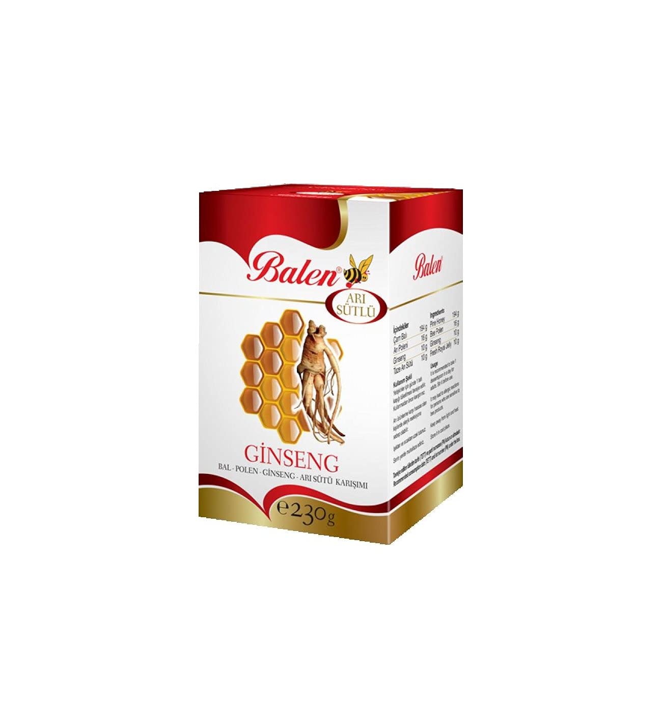 Balen Bal - Polen - Ginseng - Arı Sütü Karışımı
