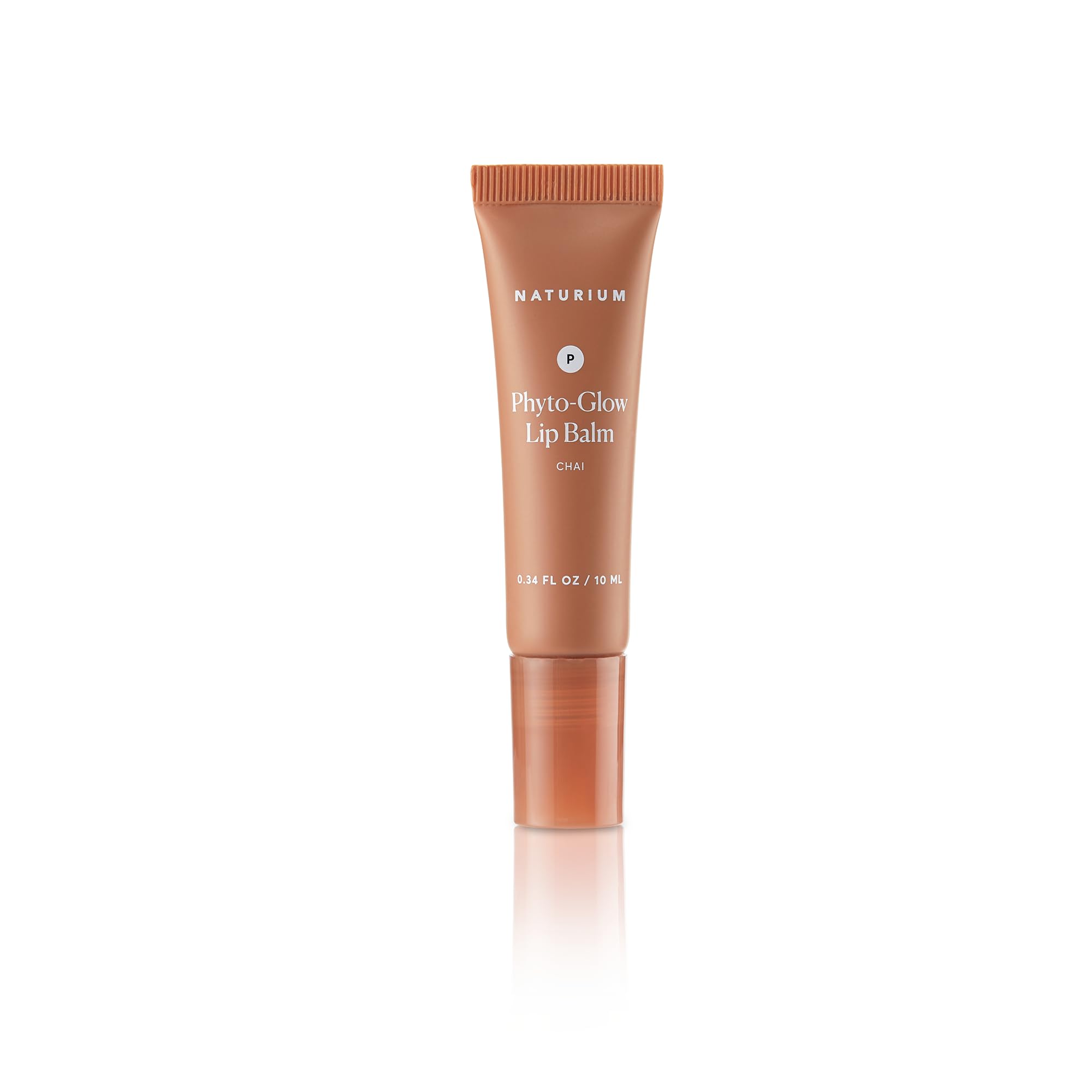 Naturium Phyto-Glow Lip Balm | With Shea Butter & Squalane, Sheer Tinted Colour | 10 ml, Chai