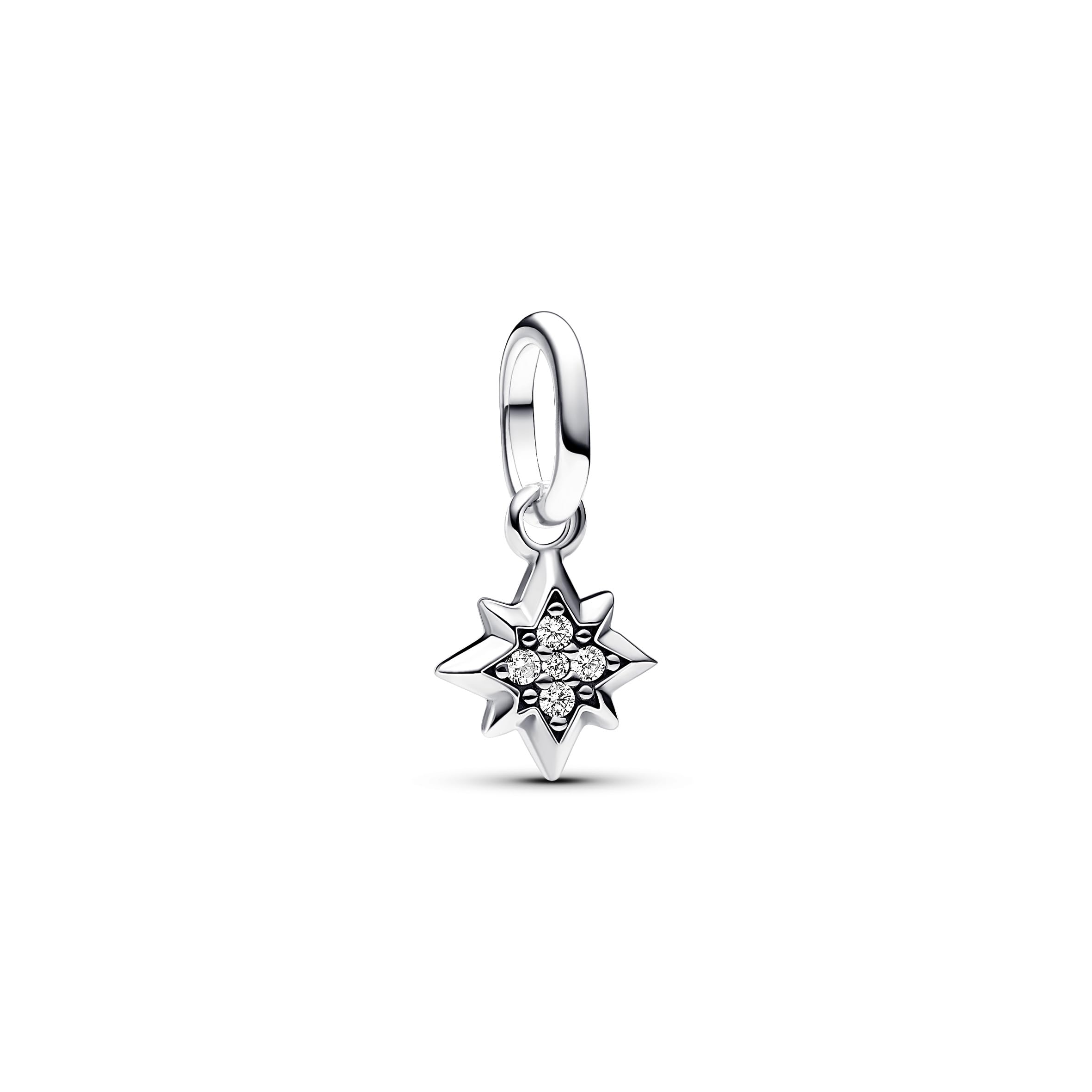 Pandora ME Star sterling silver mini dangle with clear cubic zirconia