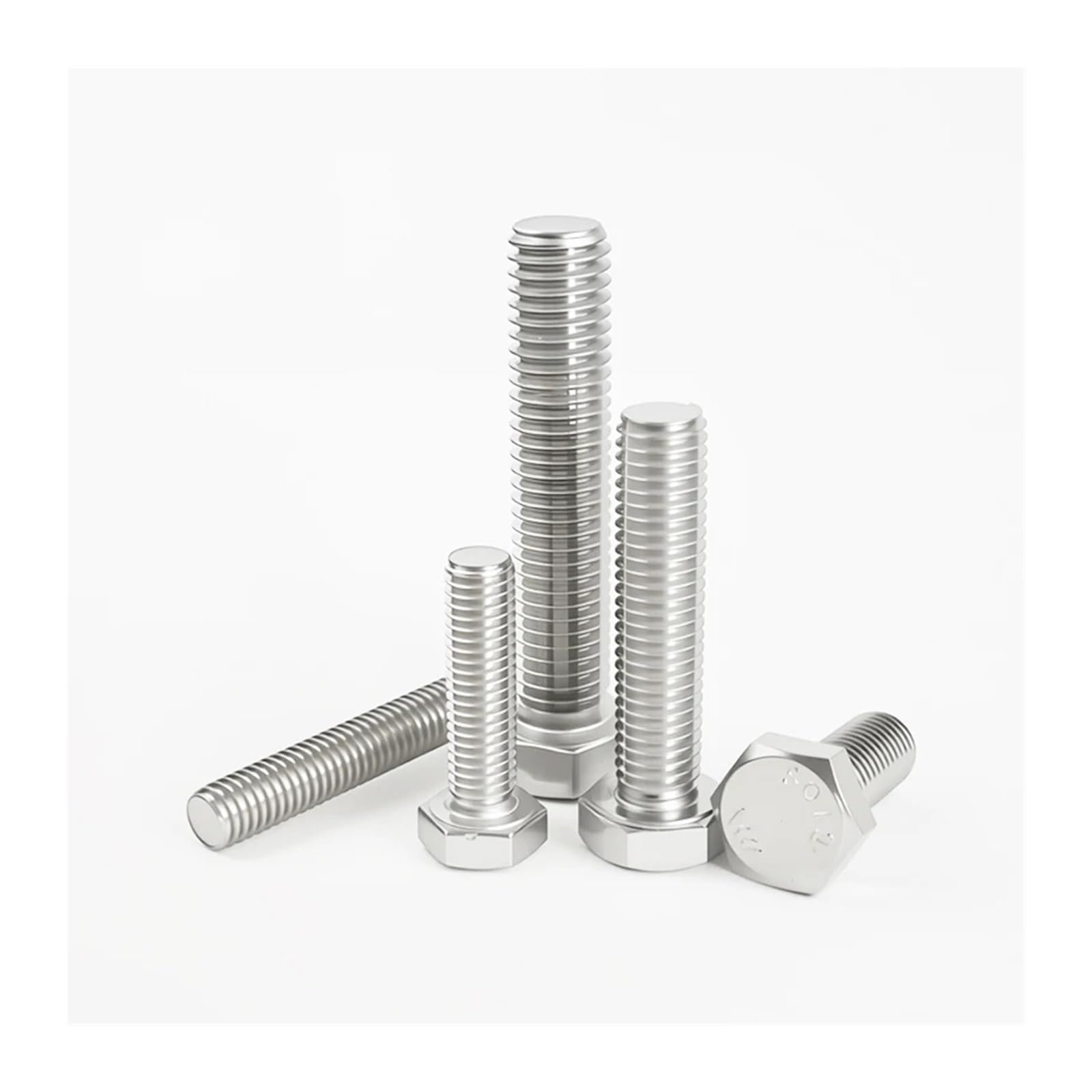 Boulon à tête hexagonale en acier inoxydable UNC UNF 304 A2 10# 1/4 5/16 3/8 7/16 1/2 5/8 vis à tête hexagonale(1-1/2,UNF 7/16-20(2pcs))