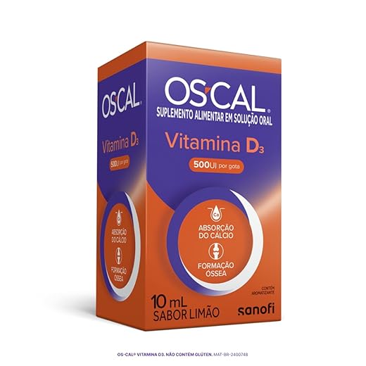 Os-Cal Vitamina D3 500UI/ml em gotas 10ml
