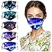 Produktbild Oliviavane 5 Stück Mundschutz Maske Schwarz Erwachsene Unisex 3D Exquisiter Schmetterlingsdruck Nachtthema Motiv Waschbar Wiederverwendbar Mund und Nasen Maske und Nasenschutz Halstuch mundschutz