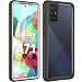 Produktbild Nisso Hülle für Samsung Galaxy A71, Klare 360 Grad Case Outdoor Schutzhülle Rugged Transparent Cover mit Integriertem Displayschutz Handyhülle für Samsung Galaxy A71 (Schwarz)