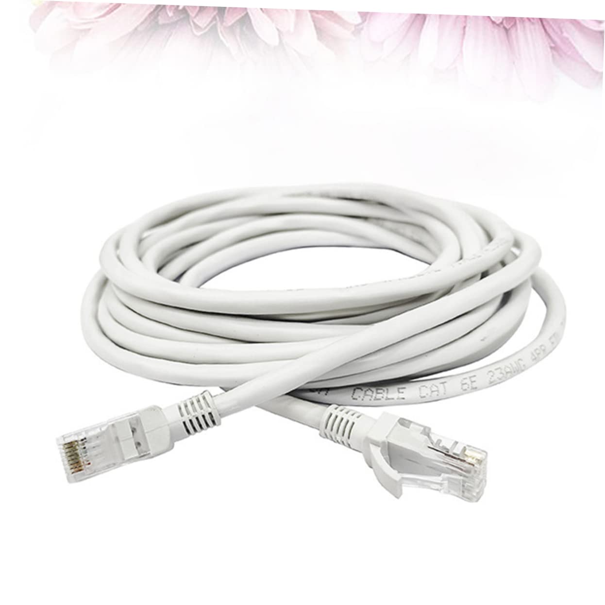 Cavo Ethernet Cat6 50m Bianco in Rame per Rete Veloce