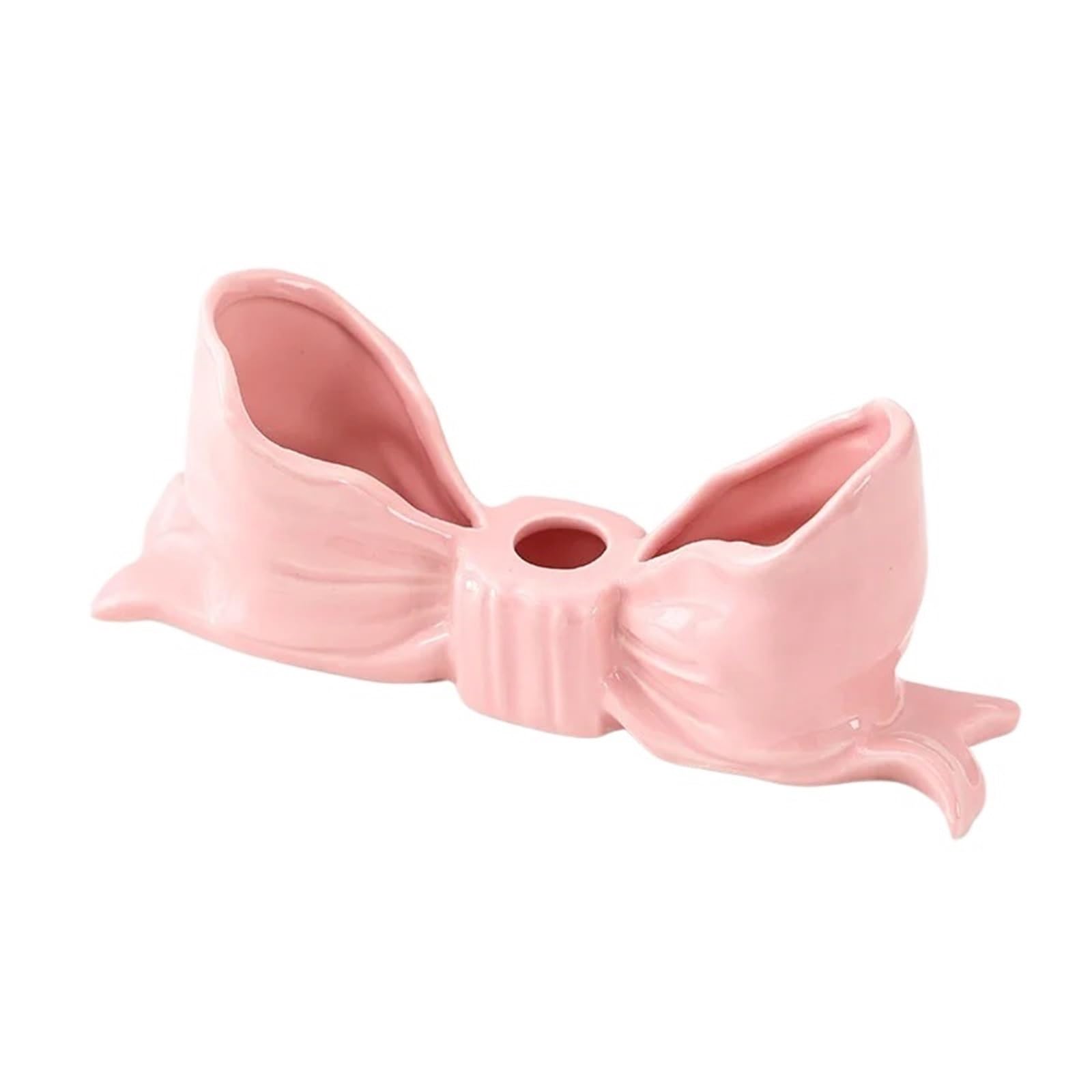 1Pair Candle Holders Aromatherapy Butterfly Bows Creative Home Decoration Ornaments for Candle(Color3)