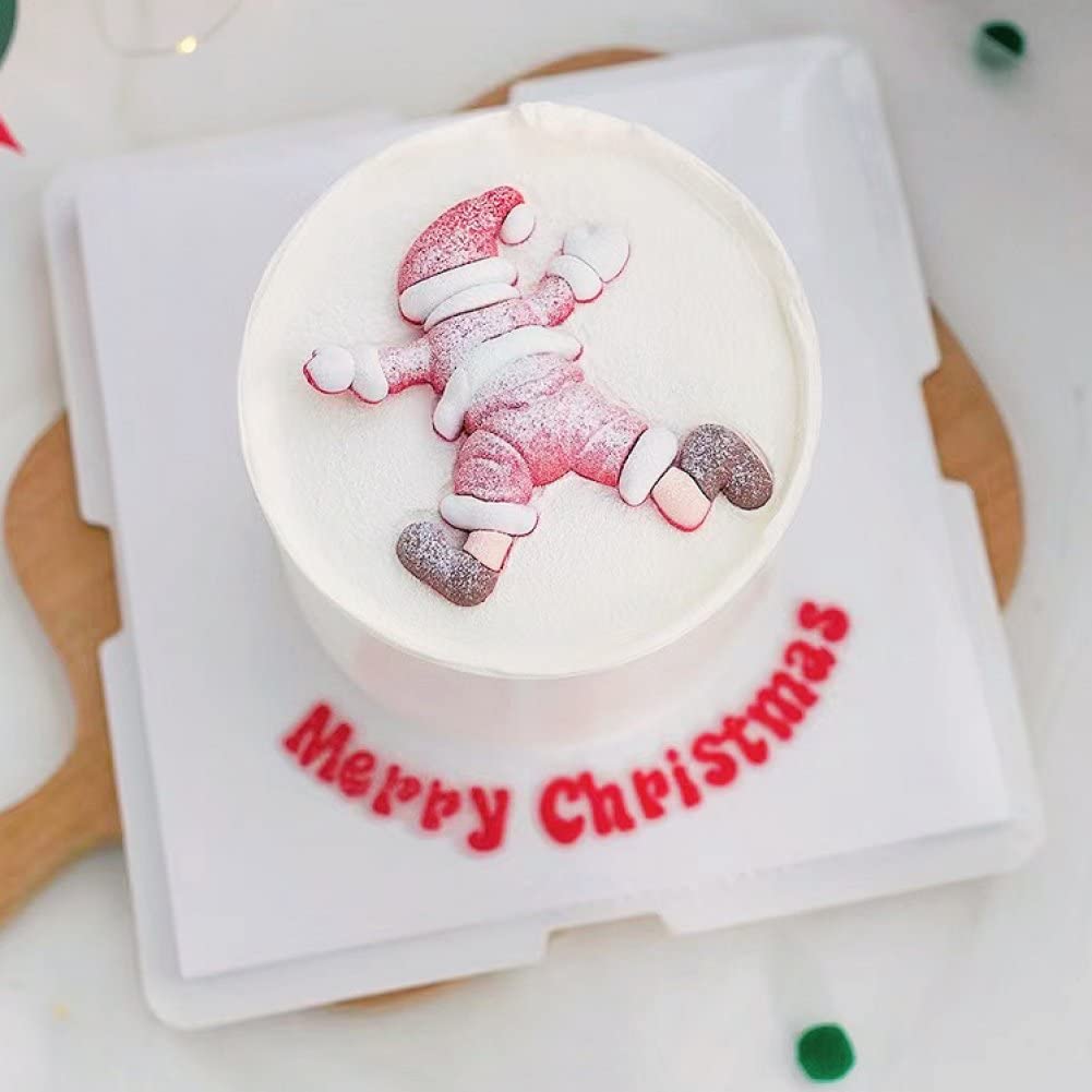 120 Décorations Gâteaux Noël Comestibles - 30 Motifs En Papier De Riz, Toppers Pour Cupcakes, Biscuits, Desserts Festifs