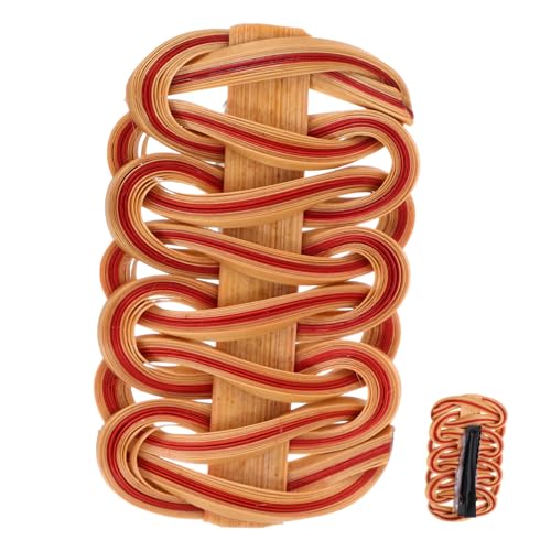 Barrette Bambou Tressé VALICLUD, Épingle Artisanal pour Hanfu