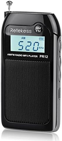 AM FM Walkman Radio:900mAh Rechargeable Portable Transistor Pocket ...