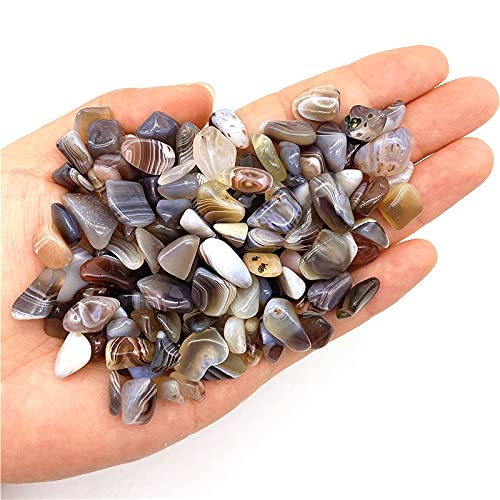 Ghiaia di Cristallo di Pietra di Agata Grigia Naturale da 50 g for Pietra Decorativa for Acquario Raccolta domiciliare