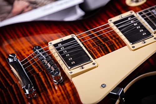 Image of Grote Electric Guitar Solid Body LPYS-006 Maple Neck, Stainless Steel Frets, Ideal for All Levels, with Gigbag(VS)