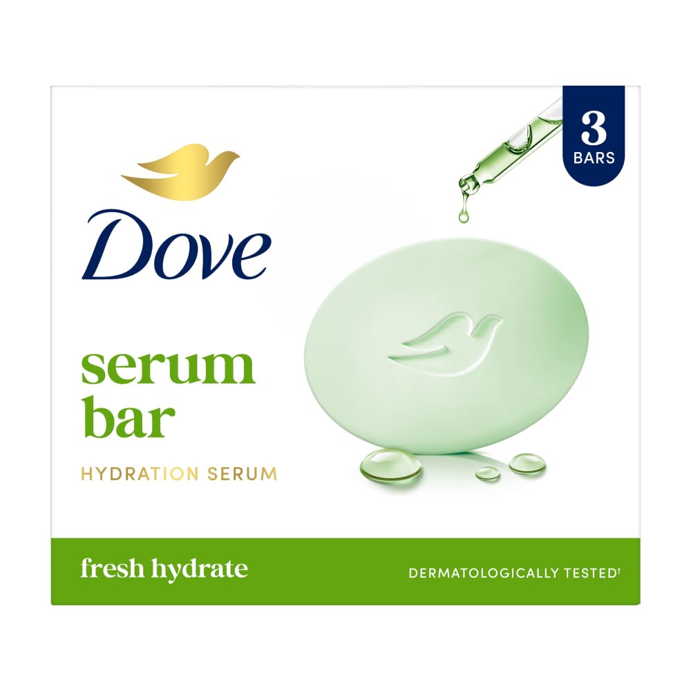 Dove Serum Bar | with Hydration Serum | Fresh Hydrate | 375g (125g x 3)-image-32