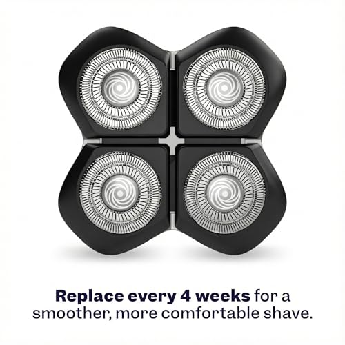 Image of Freebird FlexSeries Electric Head & Body Hair Shaver, Mens Cordless Rechargeable Wet and Dry Skull, Bald Head, Back, Groin Waterproof Razor with Rotary Blades (FlexSeries Pro, Without Accessories)