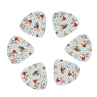 Lot de 12 médiators en forme d’étoile pour guitare basse électrique et acoustique Motif chiots mignons - Les Beatles, Paul McCartney, John Lennon, RIngo Starr, George Harrison Lot de 12 médiators en forme d'étoile pour guitare basse électrique et acoustique Motif chiots mignons – Image 2