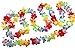 Bright Jumbo Flower LUAU PARTY Lei Garlands (9 feet each) total of 27 Feet Luau Flower Garlands