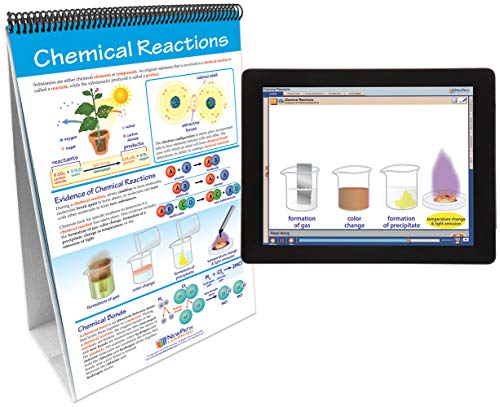 Image of NewPath Chemical Reactions Flip Chart with Online Multimedia Lesson