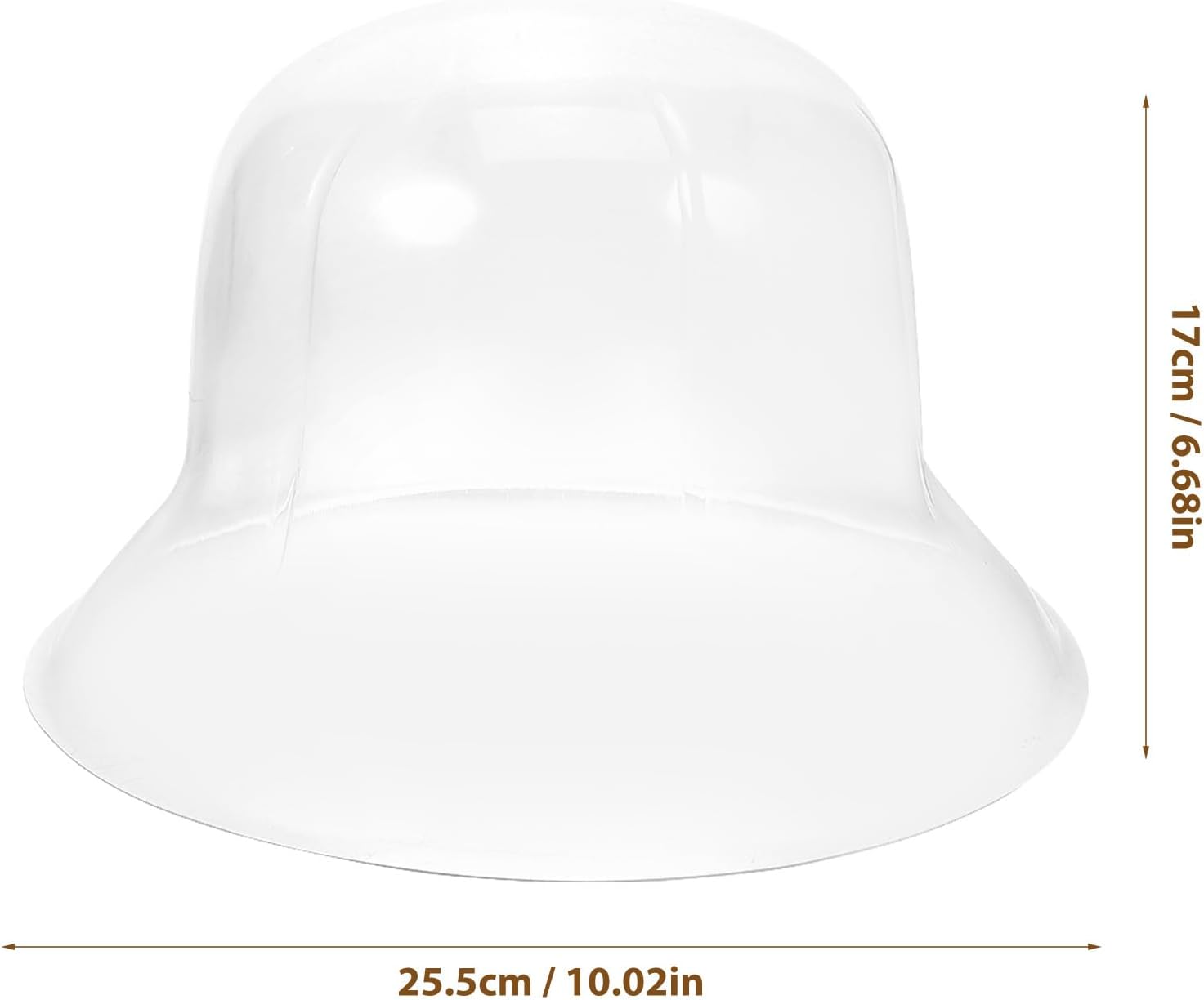 Amosfun Bucket Cap Holder Hat Stands 10Pcs Pvc Plastic Inserts for Fisherman Caps and Round Hats Display Storage Organizer