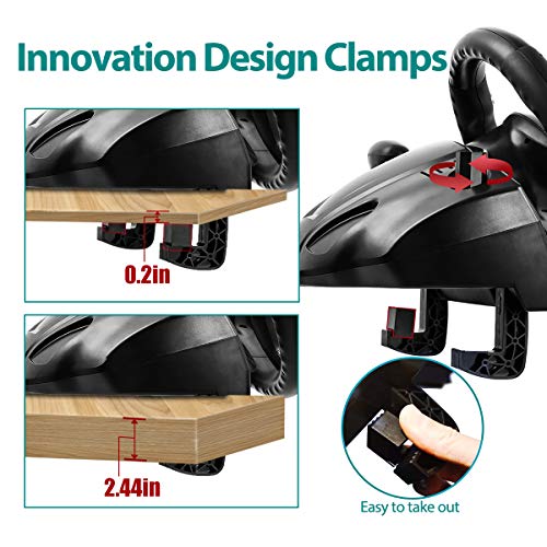 Pc Racing Wheel, 270 Degree Gaming Steering Wheel With Responsive Gear And Pedals For Xbox Series X|S, Pc, Ps4, Xbox One, Nintendo Switch, Android (Black) #TOP7