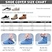 RINJOY Waterproof Shoe Covers Non-Slip Rain Shoe Covers Reusable Silicone Shoes Covers For Rain Resistant Rain Boots For Men Women Outdoor Overshoes Protection