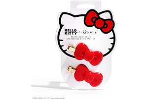 Hello Kitty X Kitsch Creaseless Hair Clips: No-Crease Makeup & Styling Hair Clips