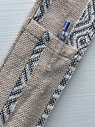 Image of Small Aztec Messenger Bag - Handmade Woven Hippie Hobo Shoulder Handbag - Ikat Tribal Sling Purse for Women