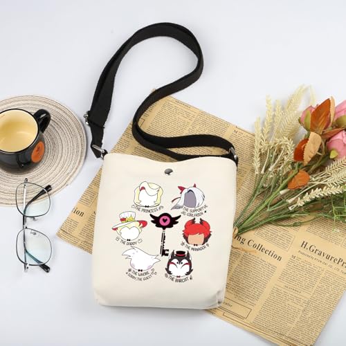 WSNANG Demon Hotel Crossbody Bag Cartoon Anime Merch Cartoon Characters Gift Shoulder Bag Dark Animation Lover Gift (Hbin CB)2