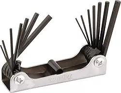 Jogo De Chaves Allen, Com 14 Peças Vonder 1.5 Mm A 6 Mm E 1/16" A 1/4"