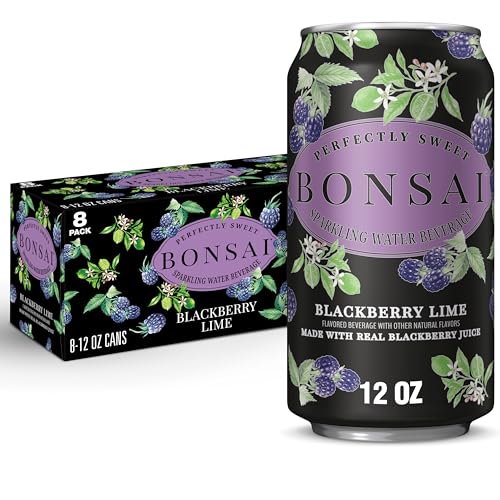 Bonsai Blackberry Lime Sweetened Sparkling Water