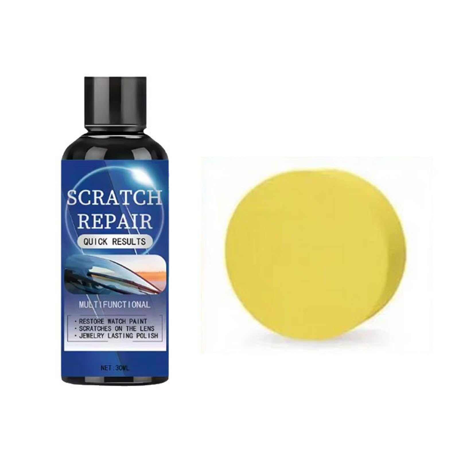 30 / 50g Car Scratches Remover Waxing with Wipe Sponge Easy to Repair Small Scratched Water Spots for Car SUV Paint Polishing