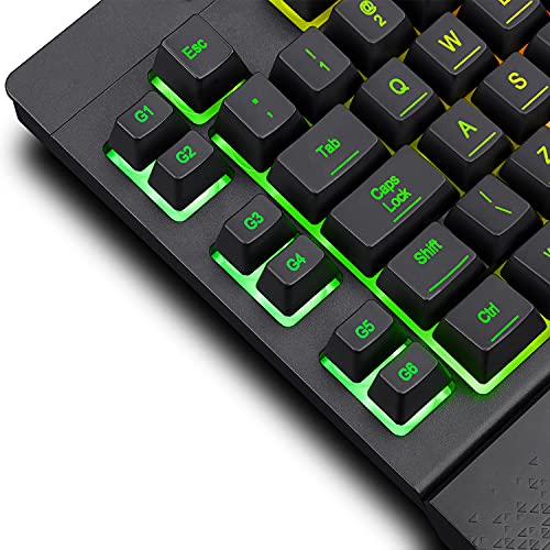 Teclado Gamer Redragon Shiva Preto RGB K512RGB ABNT2
