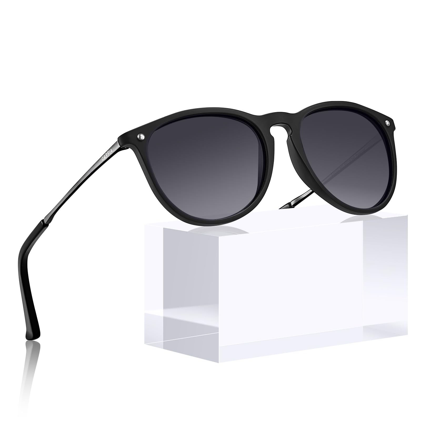 Carfia Gafas de sol Cat Eye para Mujer, Protección UV 100% Polarizada (CA5100),... Certificado ClimatePartner