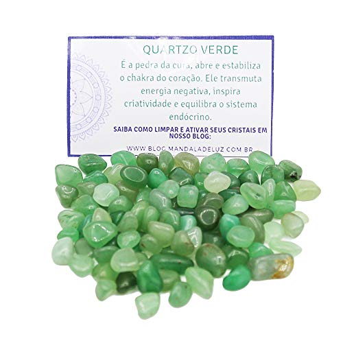 Kit de Quartzo Verde Mini Pedra Natural 100g