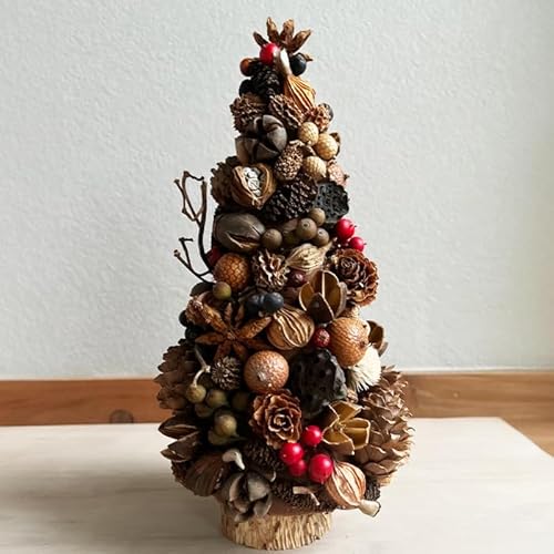 ドライフラワー クリスマス 木の実ツリー | インテリア ギフト プレゼント